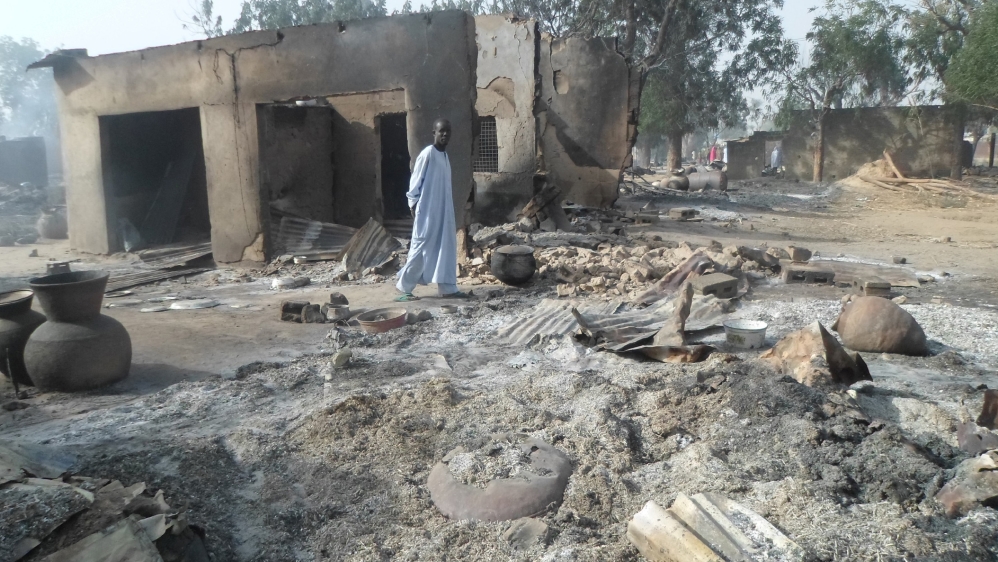 Much of Dalori village was razed to the ground in the latest set of attacks by suspected Boko Haram fighters [EPA]