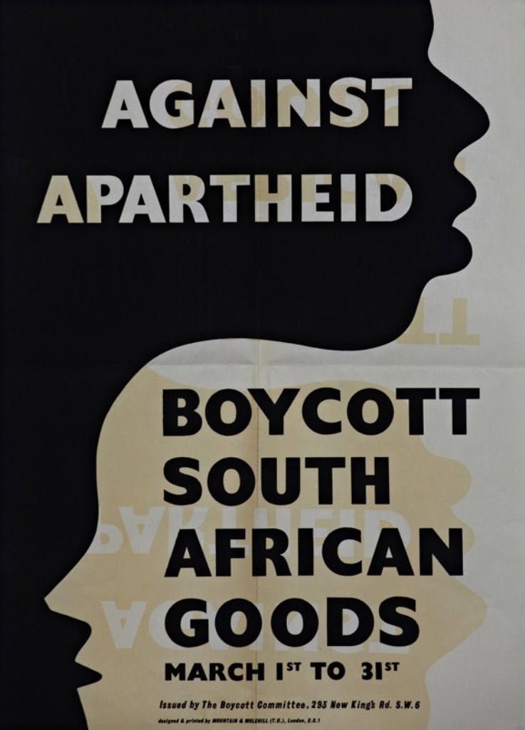 A poster for the Month of Boycott, 1960 [AAM Archives]