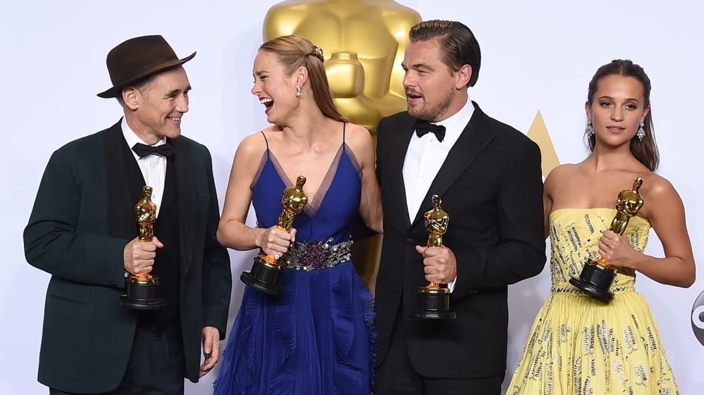 Mark Rylance, Brie Larson, Leonardo DiCaprio, Alicia Vikander