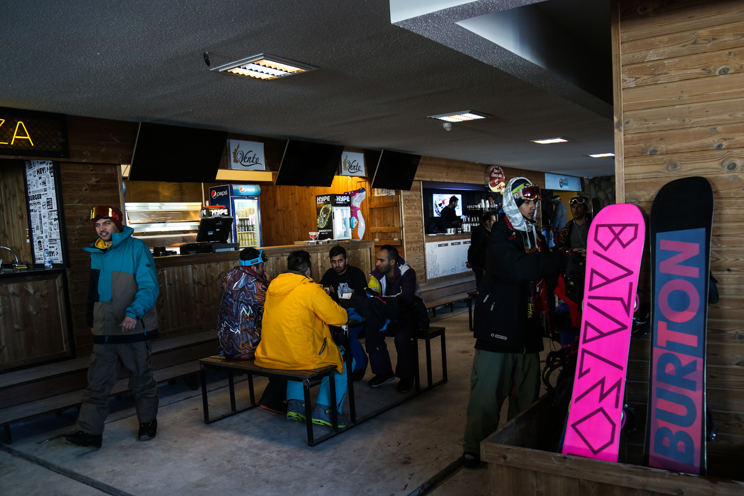 Skiing at Iran’s gateway of the snowcapped mountain / Please Do Not Use