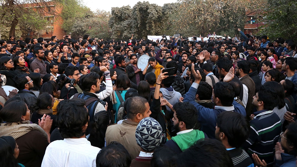 JNU has a long tradition in 'the art of protest' [Showkat Shafi/Al Jazeera] 