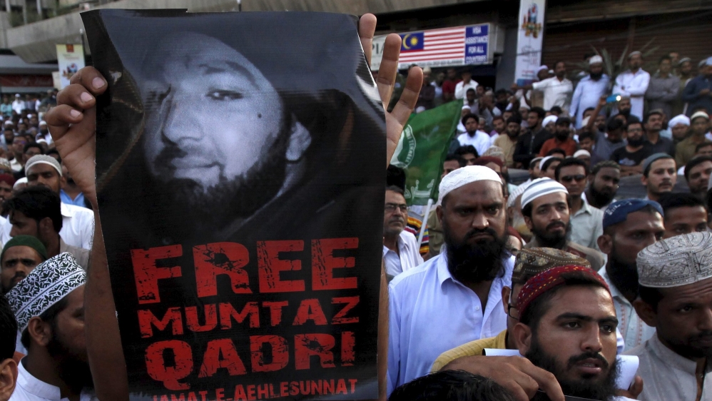 Qadri's supporters had been calling for his release ever since his arrest in 2011 [Reuters]