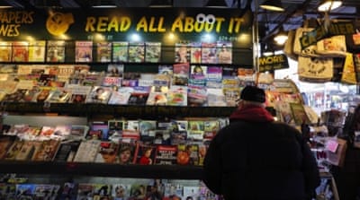 Print media are alive and well at Pike Place newsstand [AP] 