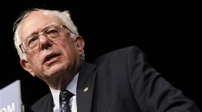 Democratic presidential candidate Bernie Sanders [AP]