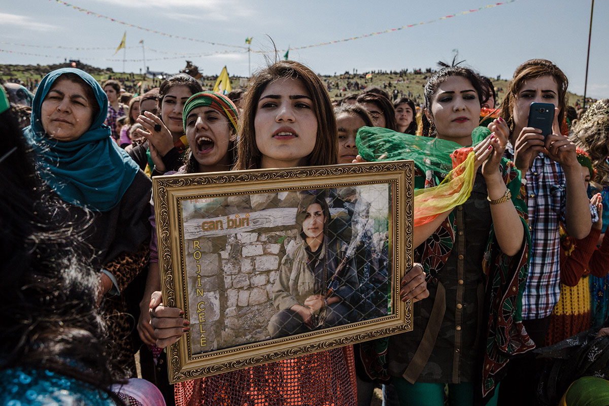 Syrian Kurds celebrate Newroz amid civil war/Please Do Not Use