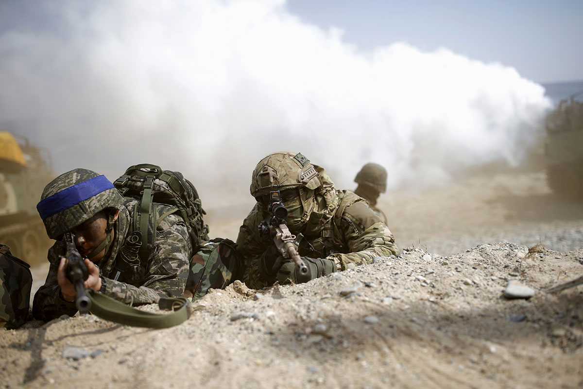 U.S.-South Korea joint landing operation drill