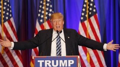 US Republican presidential candidate Donald Trump. [REUTERS]