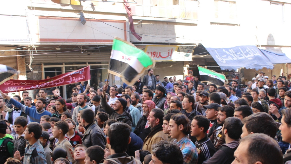 Ghouta prostest: Please do not use