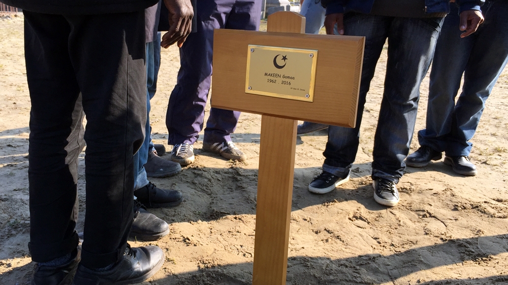 Gomaa Makeen fled conflict in Sudan's South Kordofan [Shafik Mandhai/Al Jazeera]