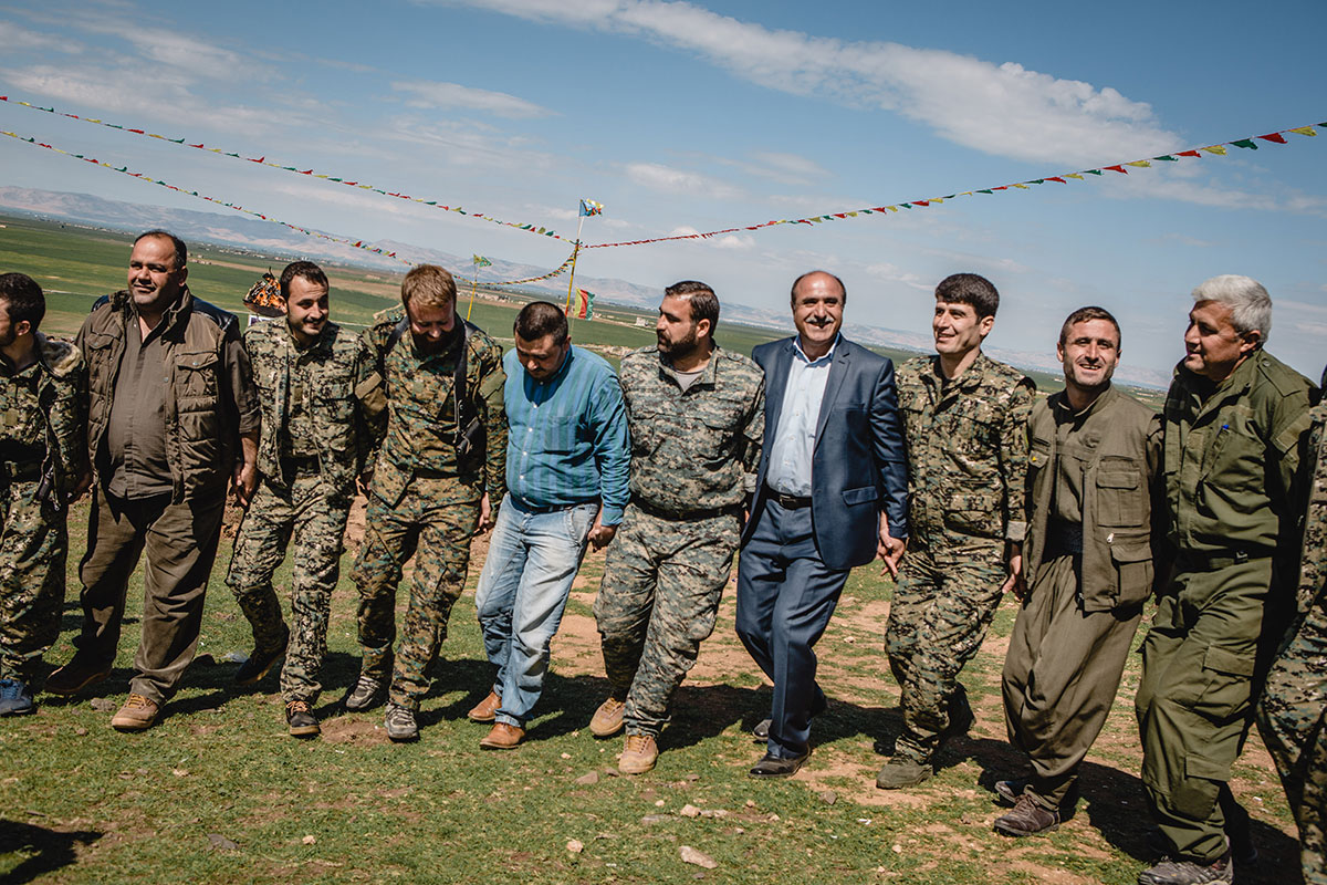 Syrian Kurds celebrate Newroz amid civil war/Please Do Not Use