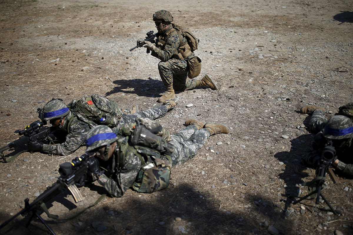 U.S.-South Korea joint landing operation drill
