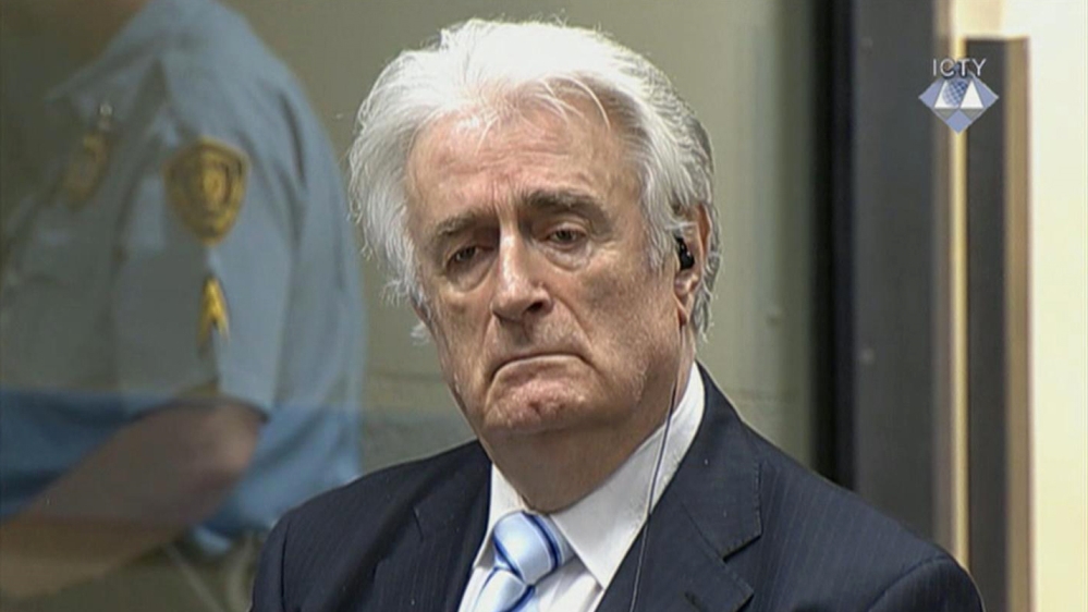 Bosnian Serb wartime leader Radovan Karadzic [AP]