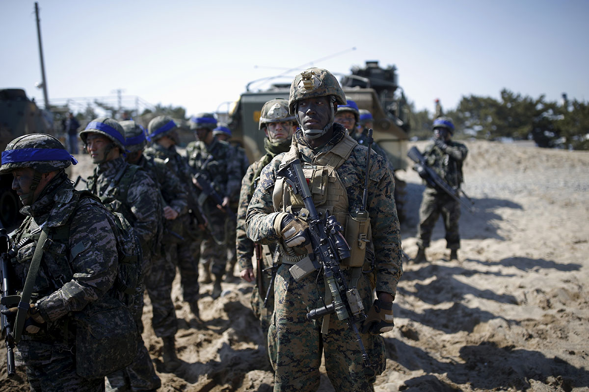 U.S.-South Korea joint landing operation drill