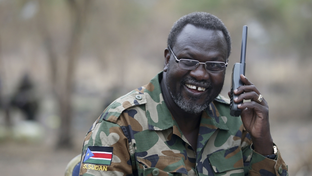 Machar says the displacement from the war 'is colossal' [Reuters]