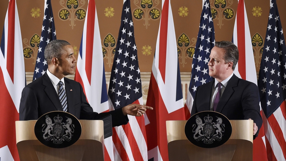 Obama warned UK voters that a Brexit would hurt trade with the US [Andy Rain/Reuters]