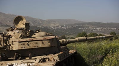 Activists in the occupied Golan have accused Israel of moving to expand its institutions in the area as Syria is at war [Atef Safadi/EPA]