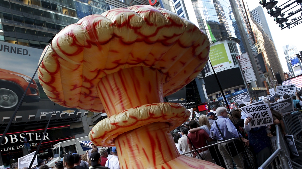 Nuclear weapon protest