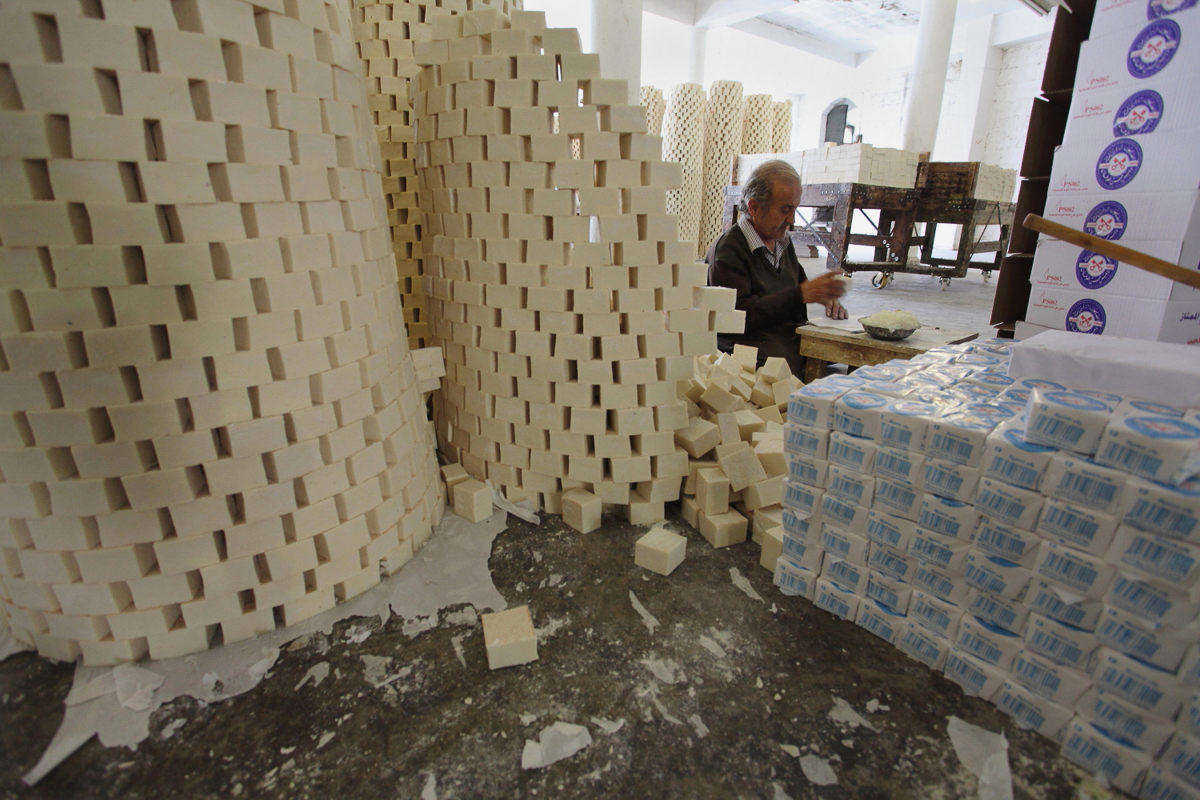 Nablus'' Olive Oil Soap [Rich Wiles/Al Jazeera] - DO NOT USE - RESTRICTED - EVERY USE AT 80$