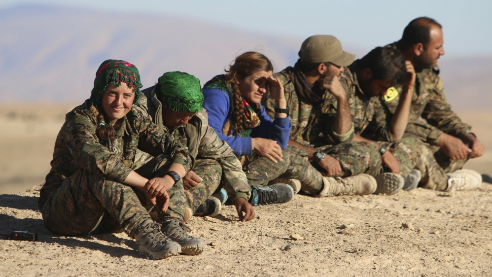 Kurdish fighters from the People''s Protection Unit