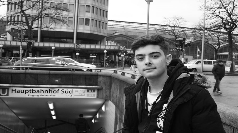 Ahmed, 15, travelled alone across Europe from the Turkish border town of Reyhanli [ Caelainn Hogan/Al Jazeera] 