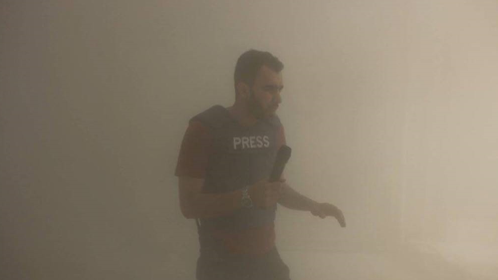  'I've been filming everything in Aleppo since the beginning of the military campaign launched by the Syrian and Russian air forces,' says Abdallah [Courtesy of Hadi al-Abdallah/Al Jazeera]