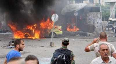 A bombing at a bus station in the coastal city of Tartus, Syria [EPA]