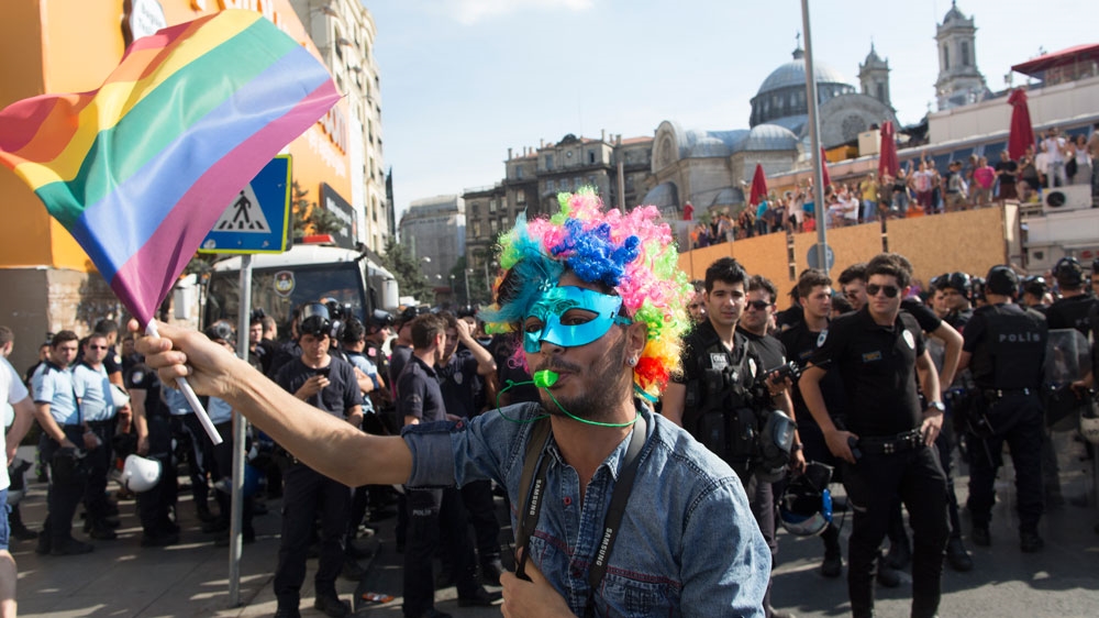 Gays in Turkey regularly complain of harassment and abuse in a largely conservative Muslim society [EPA]