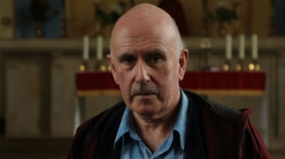 John Wakefield, janitor at St Mary's Roman Catholic Church in Boston, said he is saddened by the racial tension [Philip Kleinfeld/ Al Jazeera]