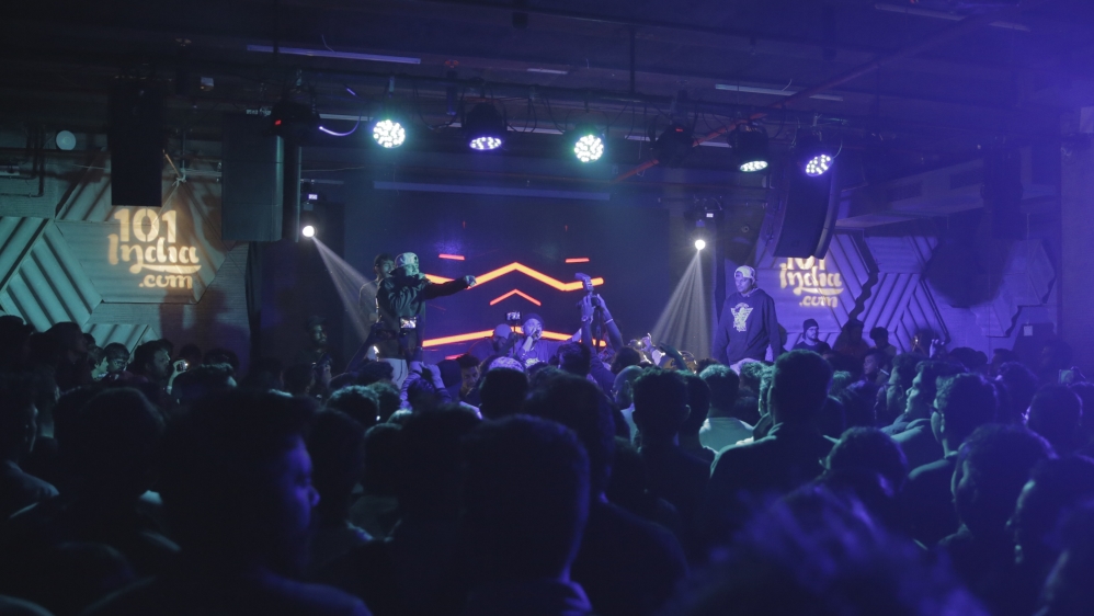 The group Mumbai's Finest rap mostly in Hindi about the challenges of growing up in a city as complex as Mumbai [Image courtesy of 101 India]