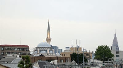 A skyline view of a mosque in Japan's capital, Tokyo [Ian Munroe/Al Jazeera] 
