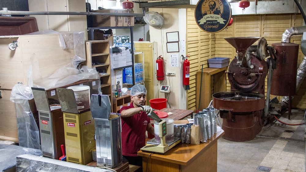 Since their downtown branch was destroyed, Cafe Younes has become a franchise of western-style coffee shops in Lebanon [Changiz M Varzi/Al Jazeera]