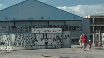 Elliniko refugee camp in Athens [Al Jazeera]
