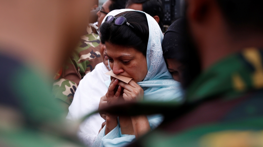 A relative mourns after receiving the body of a victim who was killed in the attack on the Holey Artisan Bakery and the O''Kitchen Restaurant, during a memorial ceremony in Dhaka, Bangladesh [REUTERS]
