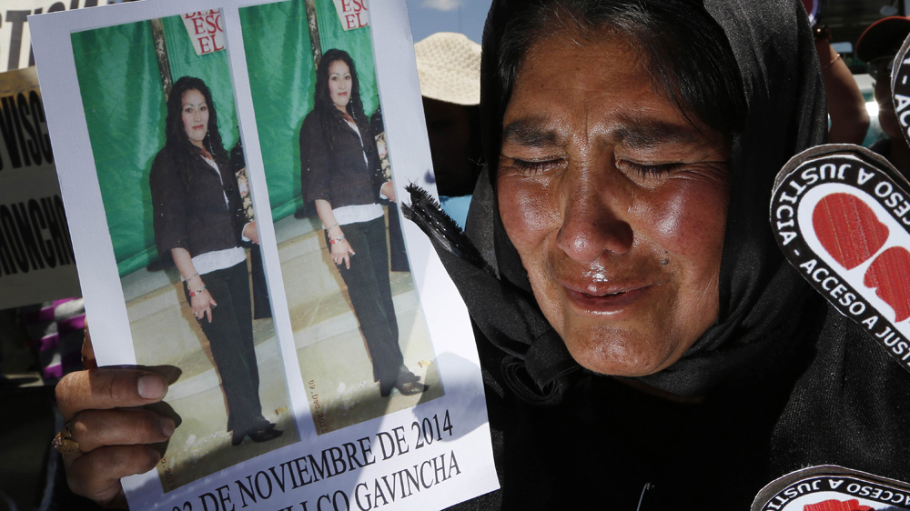 BOLIVIA INTERNATIONAL DAY FOR THE ELIMINATION OF VIOLENCE AGAINST WOMEN