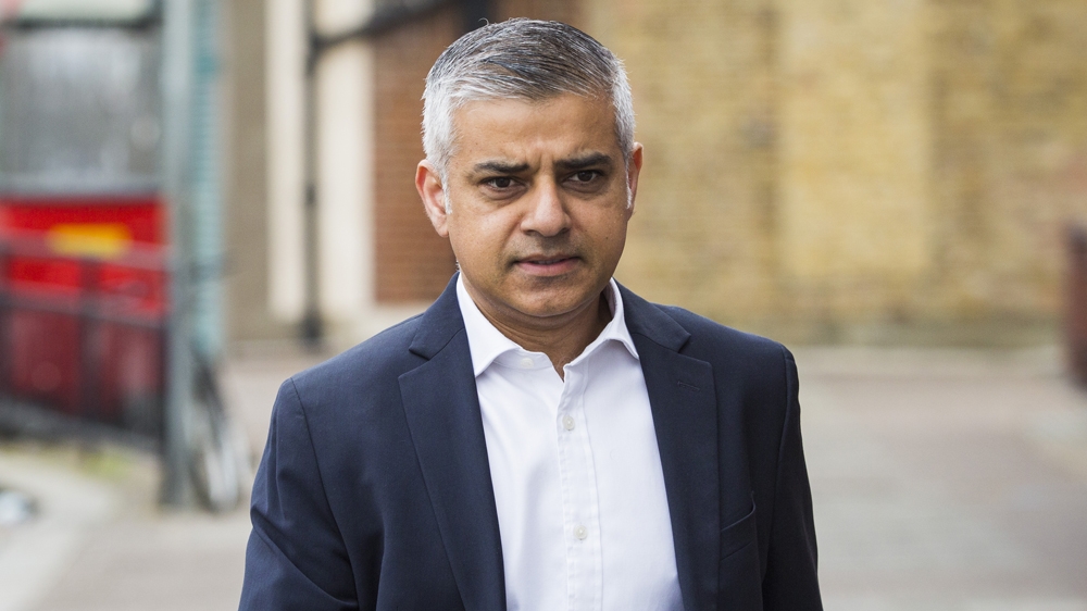 London Mayor Sadiq Khan