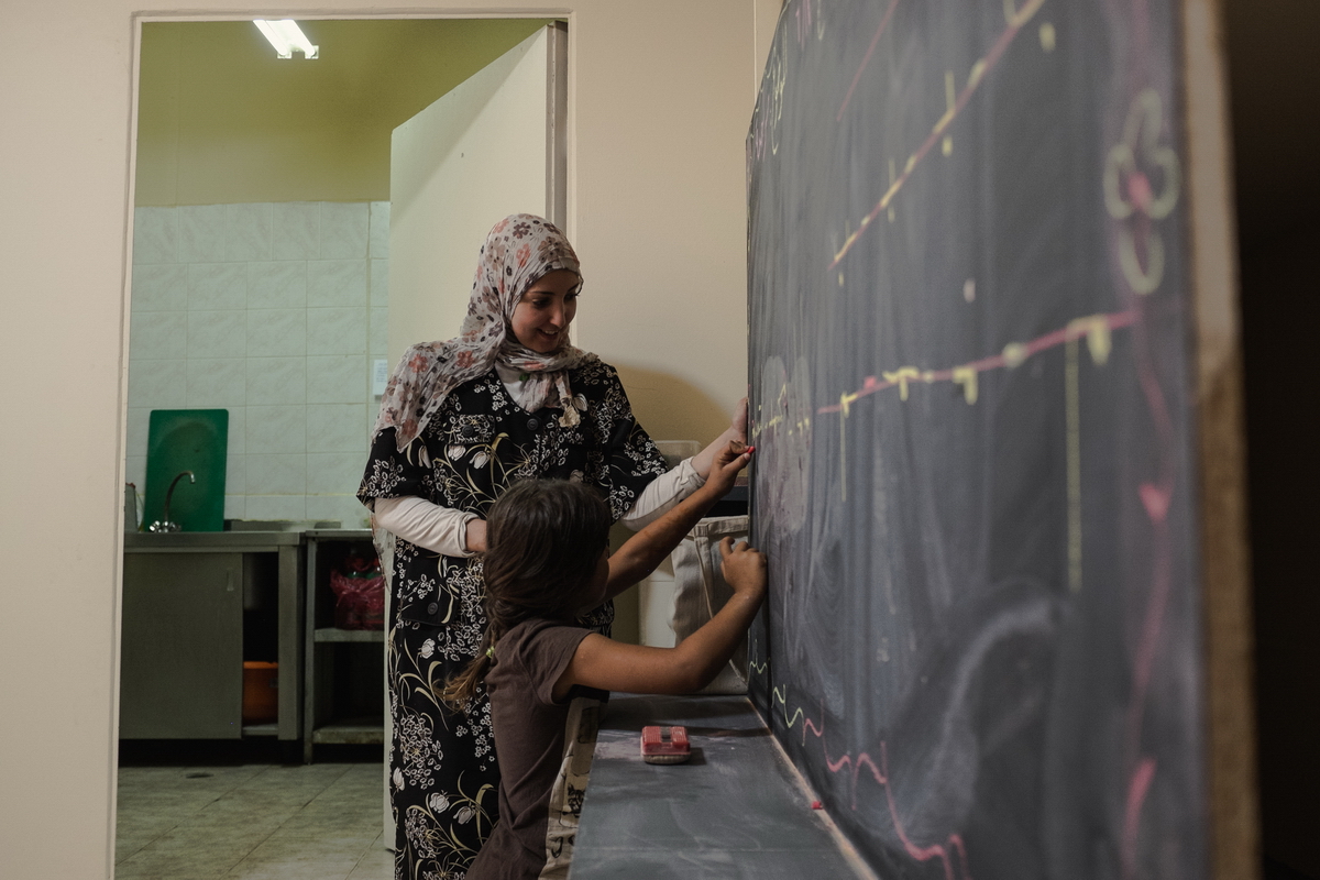 Chios refugee school