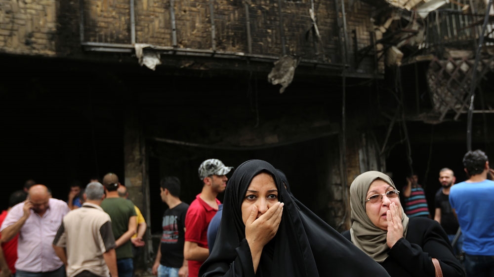 The blast took place when the streets were filled with young people and families out after sunset [Hadi Mizban/The Associated Press]