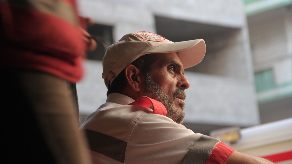 Abu Marzouq, captain of the ambulance team [Al Jazeera]