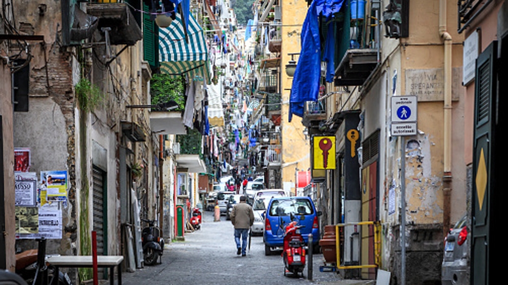 Quartieri Spagnoli is a part of the city of Naples in Italy, a poor area, suffering from high unemployment and strong influence of Camorra [Getty]
