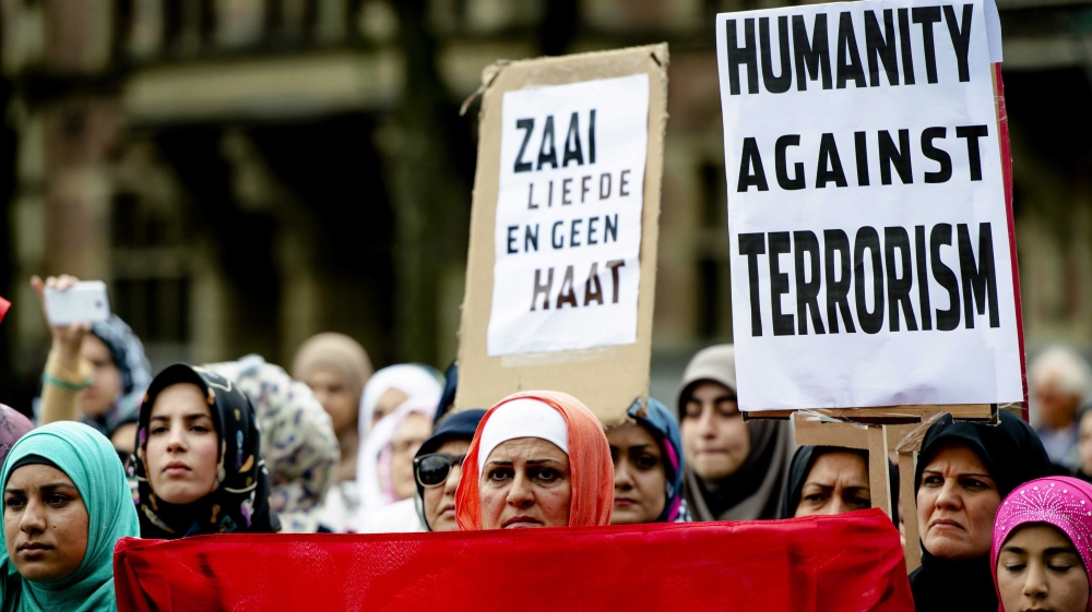 Anti ISIS demonstration in The Netherlands