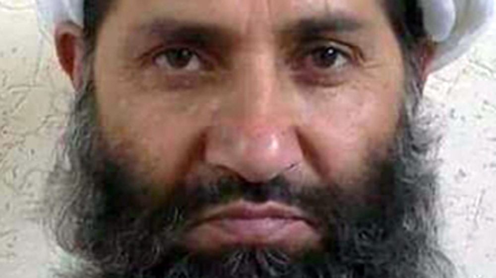 Taliban new leader Mullah Haibatullah Akhundzada is seen in an undated photograph, posted on a Taliban twitter feed and identified separately by several Taliban officials, who declined be named.