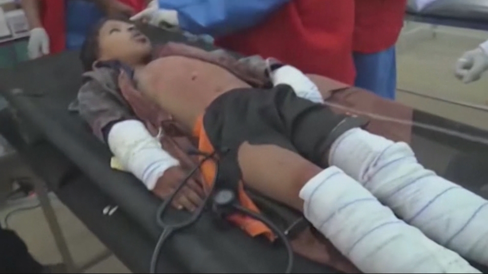 Yemen: Air strike on a school in Saada province