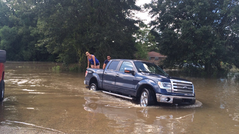  Louisiana's governor has warned that waters may continue to rise [Karim Haddad/Al Jazeera]