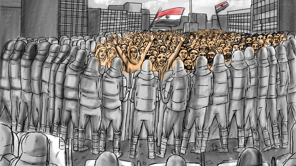 Illustration - Caged