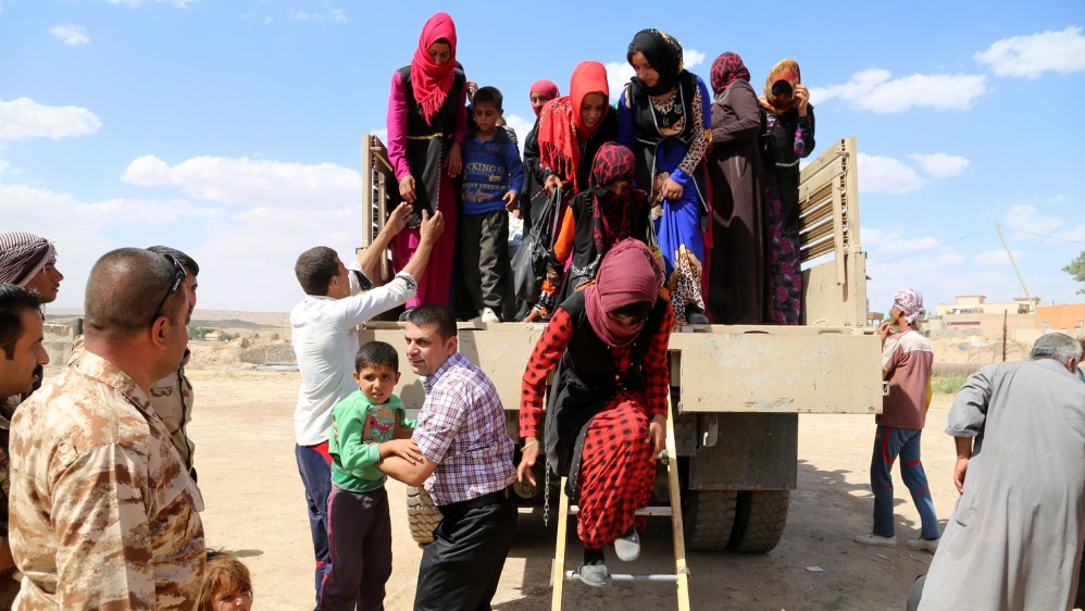 Iraqi displaced families in Kirkuk
