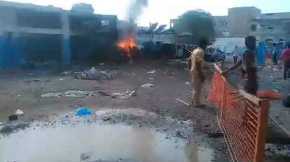 Yemen Hajjah Abs hospital hit TV grab