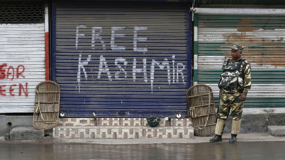  Indian troops have come under intense criticism for their handling of protests in the region [Reuters]