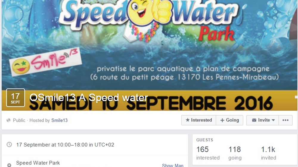 FB event burkini pool day marseille