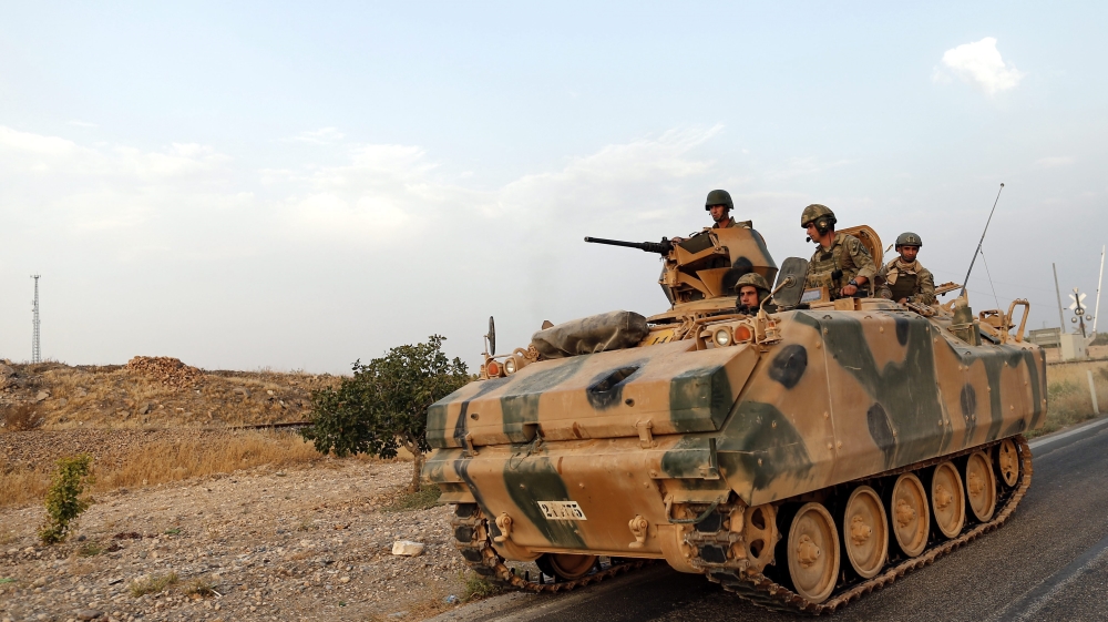 Turkish army operation against IS in Syria''s Jarablus