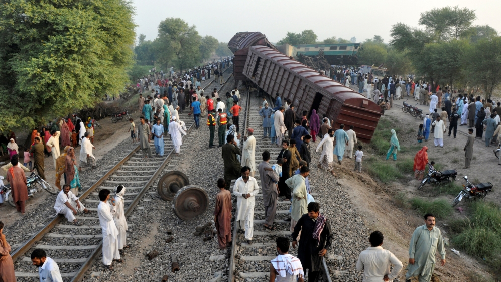 Rail accidents are common in Pakistan, which inherited its network from Britain [Reuters]